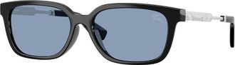 Burberry BE4481D Asian Fit 300172 Womens Sunglasses Black Size 54