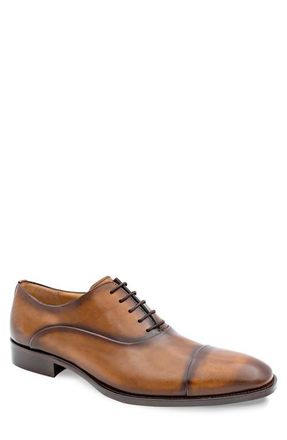 Mezlan Bocelli Cap Toe Oxford in Chestnut at Nordstrom, Size 10.5