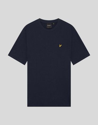 Lyle & Scott Lyle And Scott Mens Textured Jacquard T-Shirt - Black - Size: 44
