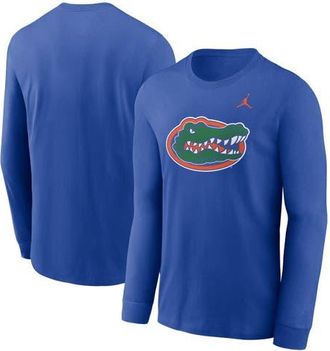 Jordan Brand Mens Jordan Brand Royal Florida Gators Primary Logo Long Sleeve T-Shirt at Nordstrom, Size Xx-Large