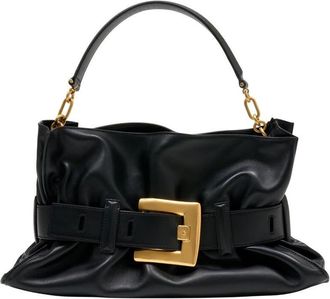 Balmain Anthem Shoulder Bag Black