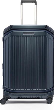 Piquadro Koffers, unisex, Blauw, ONE Size, Polyester, Uitzetbare Koffer met Harde Schaal en TSA-slot