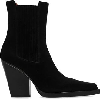 PARIS TEXAS Dallas enkellaarsjes met hak - Dames - Cowboylaarzen - Zwart - 36 EU - Su&egrave;de - Schoenen