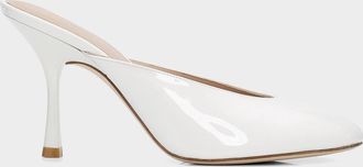 Stuart Weitzman 85mm Madison Patent Leather Mules