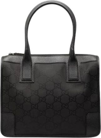 Gucci Pre-owned Handbags, female, Black, Size: ONE SIZE Pre-owned Vintage Tote