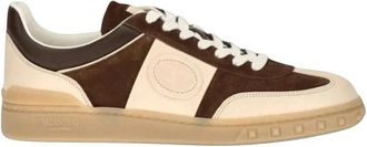 Valentino Upvillage Low Top Sneaker - Heren - Sneakers - Bruin - 39 EU - Leer - Schoenen