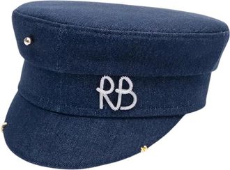 Ruslan Baginskiy Gorra Baker Boy - Accessories - Mujer - Azul - XS