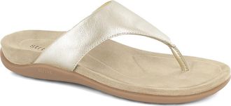 Strive Footwear Antibes Flip Flop in Gold at Nordstrom, Size 8.5