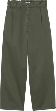 Carhartt Work in Progress Marv Pant - Dames - Wijde Broeken - Groen - XS - Katoen - Broeken