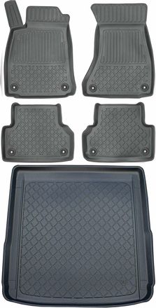 OEM Juego De Alfombrillas Para Coche Y Maletero Para Audi A4 B9 Kombi/allroad Desde Noviembre De 2015