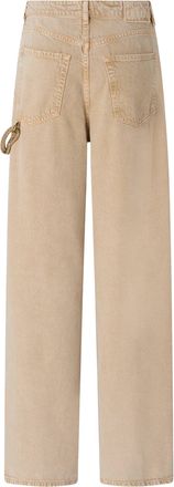 Pinko Womens Jeans Lauryn Loose Beige Outer Fabric: Lyocell