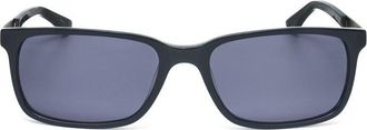 Hackett Mens Blue Rectangular Sunglasses HEK1245