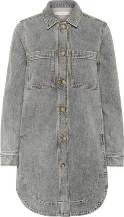 Inwear Shirt Dresses, female, Gray, 2XS, Light Grey Denim Dress