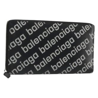 Balenciaga Pre-owned Wallets, female, Black, Size: ONE SIZE Pre-owned Vintage Long Wallet