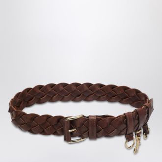 Miu Miu Belt in tobacco-colored leather