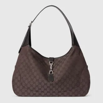 Gucci Jackie 1961 Large Crossbody Bag, Brown, GG Canvas