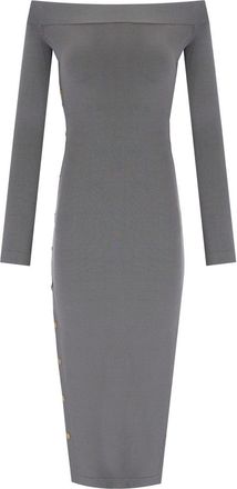Elisabetta Franchi ABITO MIDI IN MAGLIA STEEL ELISABETTA FRANCHI