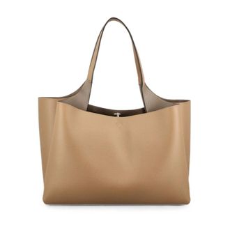 Tod's Tassen, Dames, Bruin, ONE Size, T Timeless Leren Tote
