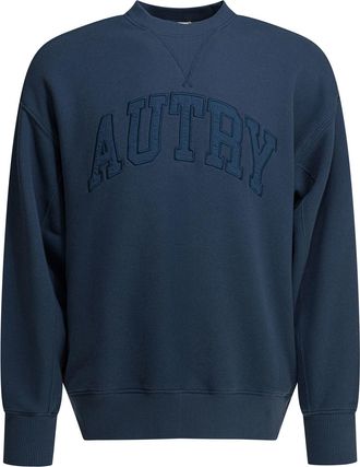 Autry Sweatshirt mit Rundhalsausschnitt und Logo
