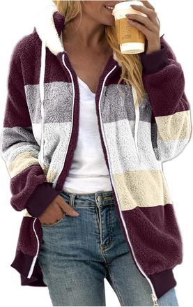Generic Preppy Sweatshirt Zip Up Hoodies Women Fall Jacket Women Long Sleeve Tops for Women Womens Jackets for Spring And Fall winter wool coats for women uk 
