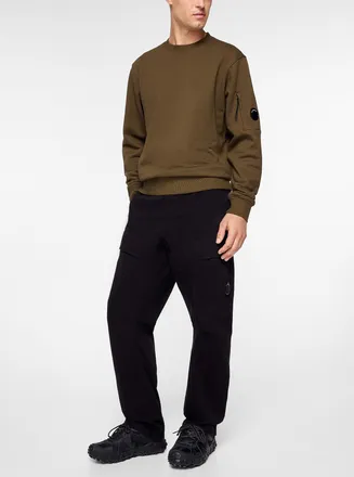 C.P. Company Mens Black stretch cargo pant