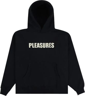 Pleasures Felpa con cappuccio e logo - Nero