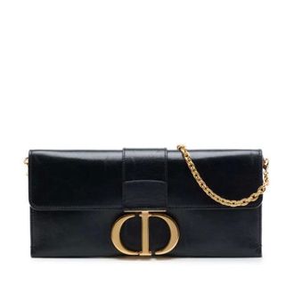 Dior Pre-owned Leren Schoudertas - Dames - Pre-owned - Zwart - Maat: ONE Size Leer
