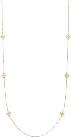Tory Burch Long Icon Necklace in Tory Gold at Nordstrom