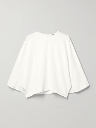 FFORME Blusa In Cr&ecirc;pe Con Pinces Tala - Bianco