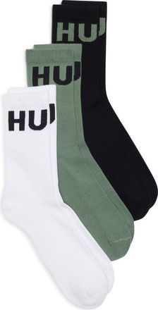 BOSS 3-Pack Iconic Logo Crew Socks in Open Miscellaneous at Nordstrom Rack, Size 7-13