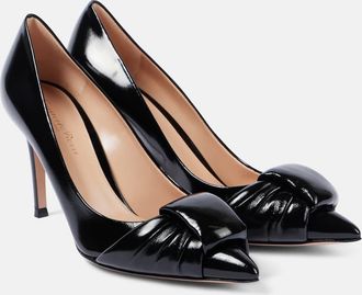 Gianvito Rossi 85 patent leather pumps