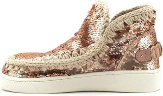 Mou Stivaletto - Dames - Winterlaarzen - Roze - 37 EU - Leer - Schoenen