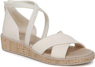 Life Stride Bali Wedge Sandal in Cream at Nordstrom, Size 8.5