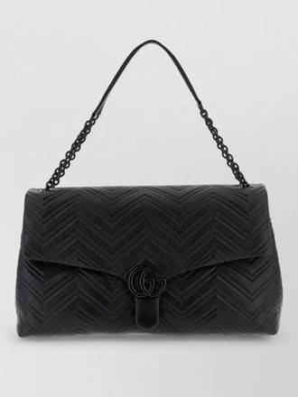 Gucci gg marmont maxi leather shoulder bag