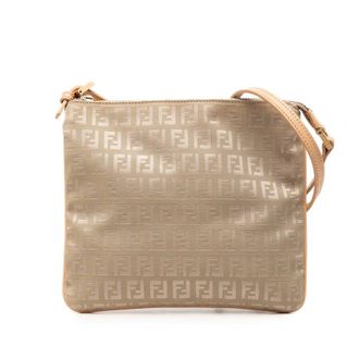 Fendi Pre-owned Fendi Zucchino Canvas Crossbody Unisex SI4OLUD29CQQ6J6S