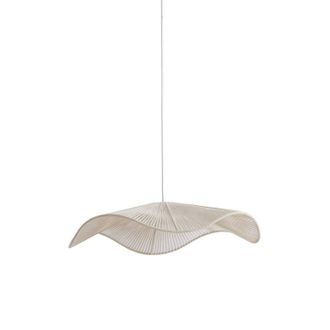 Light & Living L&aacute;mpara Colgante - Rafa - Beige - Algod&oacute;n - &Oslash; - Light&living