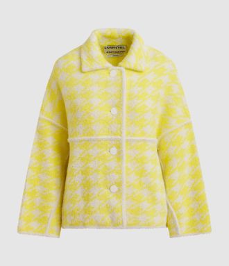 Essentiel Veste Joking Jaune Blanc