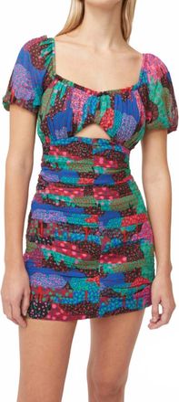 Rhode Resort Clara Enchanted Woods Mini Dress In Multi