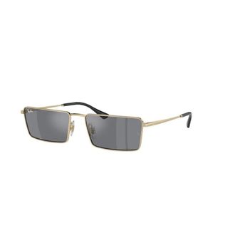 Ray-Ban Authentieke EMY Bril- Premium Kwaliteit - unisex - Zonnebrillen - Geel - 56 MM - Accessoires