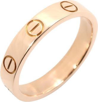 Cartier Gold Pink Gold (18K) Band Ring (Pre-Owned)
