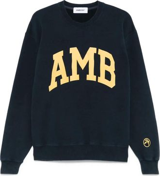 AMBUSH Felpa Amb Graphic - Blu