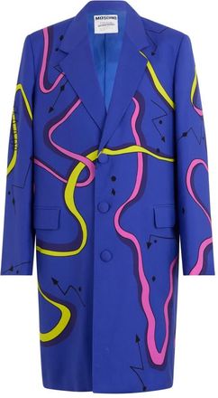 Moschino Uomo, Cappotti, Blu, L, new