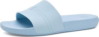 FitFlop Iqushion Pool Slides Mens Wedge Shoes Cloudy Blue : 12.5 M (D), Rubber