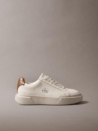 Calvin Klein Leren Duurzame Chunky Sneakers Met