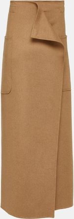Max Mara Carbone camel hair maxi skirt
