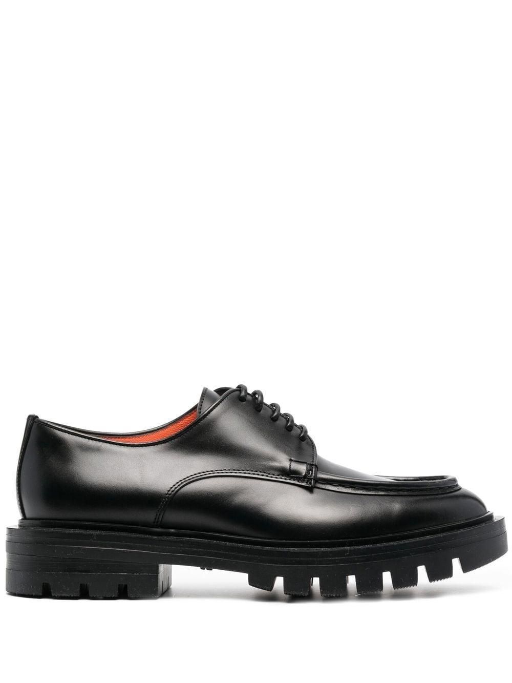 ローファー・オックスフォード SANTONI Women Laced up Shoes WUY58856TISNPYL P10 Beige SANTONI women shoes Black leather oxfords derby with laces