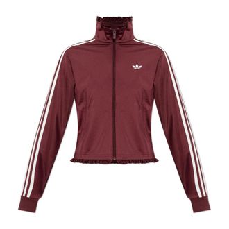 adidas Dames, Sweatshirts & Hoodies, Rood, Maat: 2XS Leer