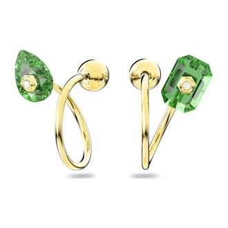 Swarovski Kristallen Oorbellen - Dames - Oorbellen - Groen - ONE Size - Accessoires