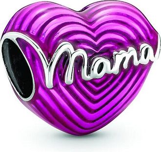 Pandora Moments Silver Heart Mama Charm