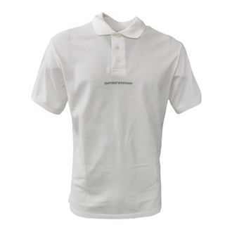 Emporio Armani Witte Polo Shirt 3R1F731Jtkz 0101 - Heren - Polos - Wit - 2XL - Tops